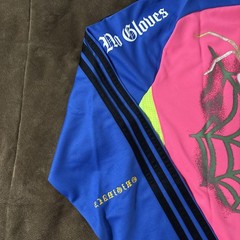 Adidas Mens Size M Pink Blue Green JW0203 Spiders Goalkeeper Loose Jersey Shirt