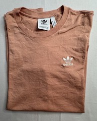 adidas Originals Men’s Trefoil Logo Crew Neck Short Sleeve T-Shirt Pink S