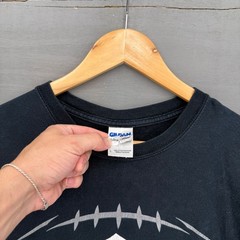 Vintage Oakland Raiders T-Shirt Black Jack Tatum The Assassin 32 Large