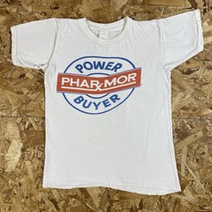 Vintage 80s Power Buyer Pharmor Single Stitch Shirt Shirt Size Small