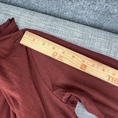 Wool And Prince Henley Shirt Men’s M Merino Wool Blend Pullover Maroon