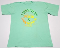 Vintage 1980s Lifestyles of the Poor & Unknown Club Member Made in USA XL Shirt