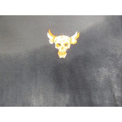 Under Armour Project Rock Brahma Bull Tie Dye T-Shirt Mens Large Gray Loose Fit