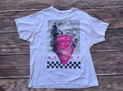 GUC Proper Tees Distressed Graphic T-Shirt Sz L Vintage Style Cotton FREE SHIPPI