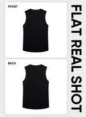 Men’s Tank Tops Quick Dry Workout Sleeveless Gym Muscle Shirts Athletic Bodyb…