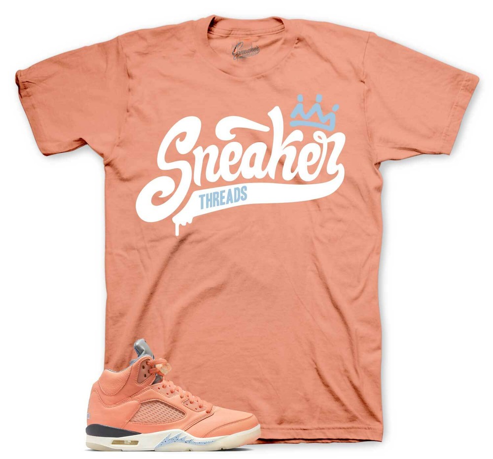 Shirt To Match Jordan 5 Crimson Bliss Shoes – Sneaker Threads Crown Tee