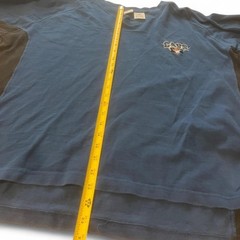 Vintage 90s NBA Cleveland Cavaliers Blue Long Sleeve V-Neck Shirt – Size XL