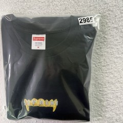 SUPREME SS19 Gold Grills Black Graphic T-Shirt MADE IN USA Adult Size Medium