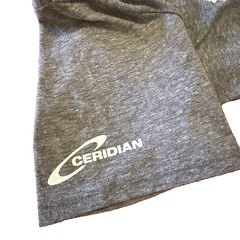 Funny T-shirt “Don’t Make Me Use My HR Voice” MEDIUM Women’s Gray Ceridian