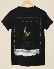 Alien Collection – Movie Poster inspired Unisex Black T-Shirts