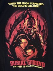 Burial Ground T-shirt Sz XL 1981 Horror Movie Zombie Film Andrea Bianchi Scary