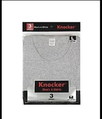 Knocker A Shirt Undershirt Men 100% Cotton Ribbed NEW 3 6 12 Pack