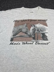 Tultex Horse Shirt Mens XL Gray Vintage Funny