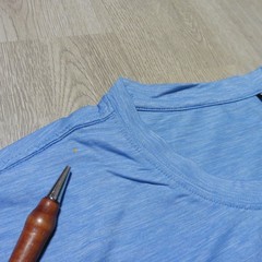 GREYSON Mens M MEDIUM GUIDE SPORT T SHIRT=BAREBONE=PERFORMANCE GOLF TEE BLUE