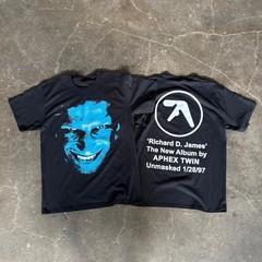 Aphex Twin T-shirt Remake tee Unisex short sleeve tee Men Women S-5XL