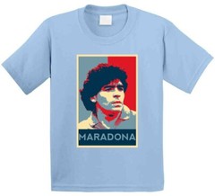 Diego Maradona Argentina Soccer Futbol Player Top 100 All Time Sports Fan T Shir