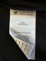 New Balance Racing Team Graphic T-Shirt Men’s Large Black 9060 Built to Run NWT