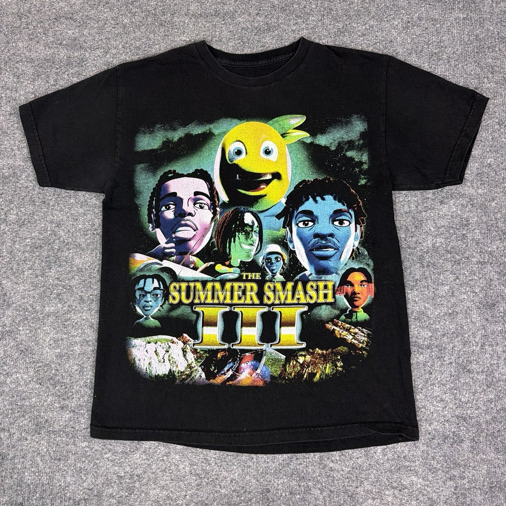 Lyrical Lemonade Summer Smash Festival 2021 Shirt Mens M Black Hip Hop Rap Music