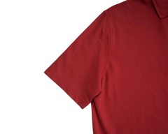 Kired by Kiton $395 NWT Red Slim Polo Shirt Piquet Crepe Cotton L (52 IT)