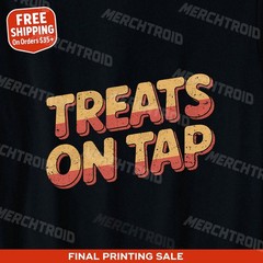 Pet Lovers T-Shirts – “Treats on Tap” Graphic Tee
