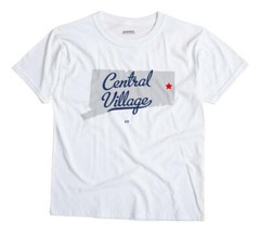 Central Village Connecticut CT T-Shirt MAP