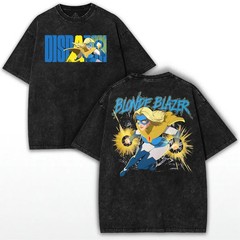 Dispatch Blonde Blazer Superhero Tee – Retro Gamer Shirt for Fans of Dispatch