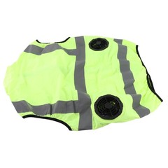 Cool Vest Summer Cooling Fan Waistcoat Air Conditioned Reflective Stripe