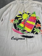 Vintage 90s California Nature Short Sleeve T Shirt Men’s Size Medium White