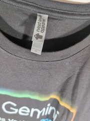 Google Gemini Black T shirt XL Employee Merch Swag NWOT