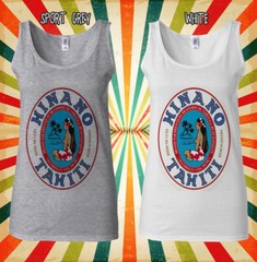 Hinano Beer Papeete Tahiti Polynesia Men Women Vest Tank Top Unisex T Shirt 1884
