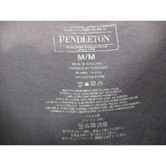 Pendleton Mens Graphic T-Shirt Gray Western Wear Horse Cowboy Logo Size M