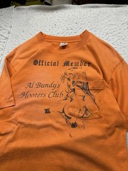 Vintage Men’s Married With Children Al Bundy’s Hooters Bar Pinup Shirt 80s L USA