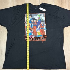 Dragon Ball Z Super Mens 3XL Black Graphic T-Shirt Goku Vegeta Toei Animation