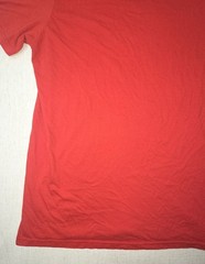 Adidas Performance Tee Red Short Sleeve T-Shirt Cotton/Polyester Size L