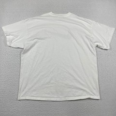 Nike T-Shirt Mens XXL White Blue Swoosh Vintage 90s Made in USA Streetwear Tee
