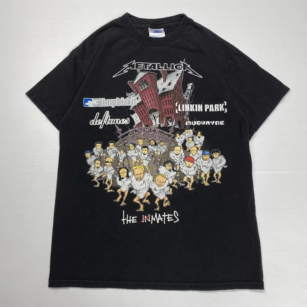 Summer Sanitarium Tour 2003 Graphic T-Shirt, Black Rock Reprint TRENDING T’SHIRT