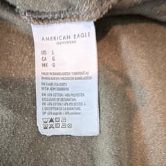 American Eagle Super Soft Men’s Standard Fit Logo Crew Neck Tee Lot 2 Size L