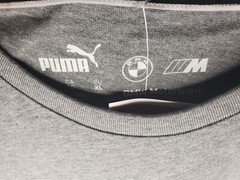 Puma BMW MMS Motorsport Gray Graphic Tee Men’s Sizes L & XL New with Tags