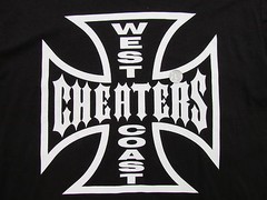 REBELUTIONARY STATE OF MIND Mens Black “West Coast Cheaters” T-Shirt New L