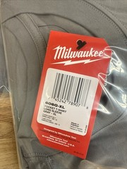 Lot of 3 New Milwaukee Men’s L-XL Gray Short/Long-Sleeve Pocket T-Shirts – DN56