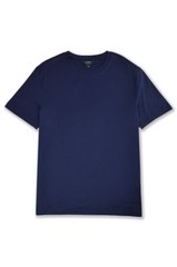 Banana Republic Mens Navy Blue Cotton Luxe Crewneck Shirt Medium M BR-047