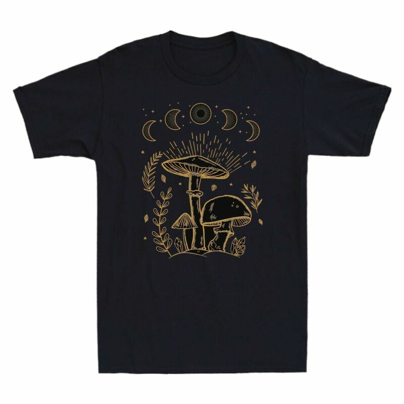 Goblincore Aesthetic Dark Academia Cottagecore Mushroom Men’s T-Shirt Funny Tee