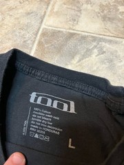 Tool Fear Inoculum Tour Los Angeles, California Medium Black T-Shirt Large