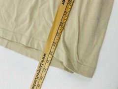 G.H. Bass & Co. T-Shirt Men’s Size Medium Tan Long Sleeve Crew Neck *Bear Print*