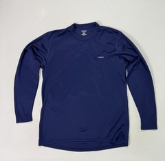 Patagonia Shirt Mens Medium Navy Capilene Midweight Base Layer Hiking Outdoor