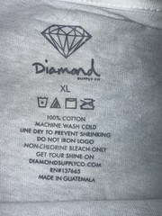 Diamond Supply Co Mens T-shirt Size XL White Special Forces 100 Percent Cotton