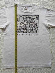 Vintage Keith Haring T Shirt 90s Annie Leibovitz Portrait Made In USA Large