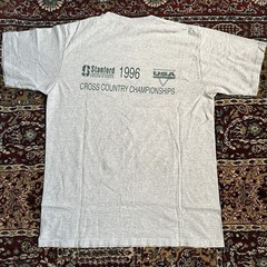 Vintage 1996 Reebok Stanford Cross Country Championships T-Shirt Mens Medium