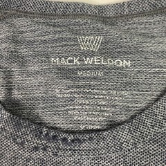 Mack Weldon Shirt Mens Medium Blue Crewneck Performance Knit Basic Tee