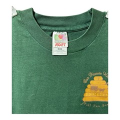 Vintage Beehive Clothing Our Pioneer Heritage Fall Fun Fest Green T-Shirt Size M
